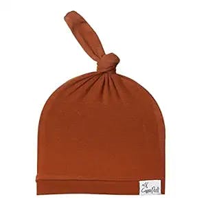Baby Beanie Hat Top Knot Stretchy Soft"Powell" by Copper Pearl