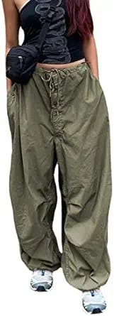 XPONNI Cargo Pants Women Baggy Y2k Pants Y2k Cargo Pants Women Baggy Cargo Pants Y2k Clohtes