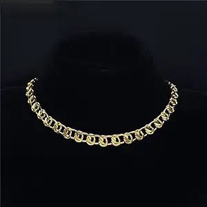 KOOLKING 2022 Fashion Stainless Steel Necklaces & Pendants For Women Gold Color Choker Necklaces Y2K Jewelry Collares De Moda