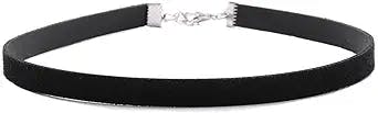 JAKAWIN Choker Necklace Adjustable Black Collar Necklaces for Women and Girls NK129