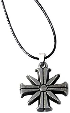 Far Cry 5 Necklace Metal Eden Gate Necklaces Pendants Rope Pendant Chain Cult Sunflower Halloween Cosplay Accessory