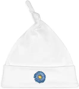 Ain't No Flower Power Trip with this Aster Flower Baby Beanie Hat!