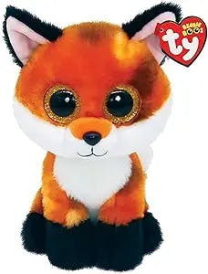 TY Beanie Boo Meadow - Orange Fox - 6"