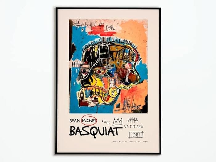 Take a Trip to the 90s with Jean Michel Basquiat Poster Print: A Review by 