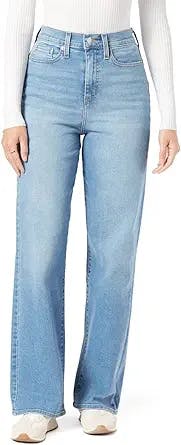 Signature by Levi Strauss & Co. Gold Label Women's Plus Size Heritage High-Rise Loose Straight, (New) Rocky River, 16