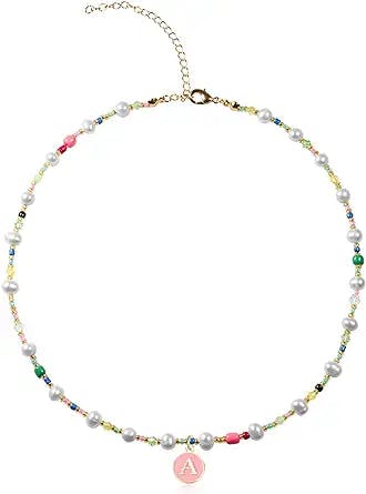 Rock Your Look with This Y2K Pearl Beaded Choker Necklace!
