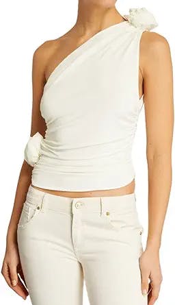 Chic Backless Halter Crop Top for Women Y2k V Neck Ruched Camisole Tank Top Fairy Grunge Vintage Mini Vest Clubwear