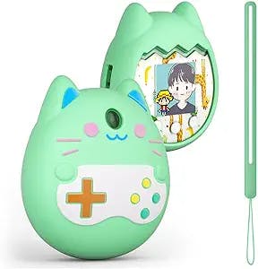 sikiwind Silicone Cover Compatible with Tamagotchi Pix Virtual Pet Game Machine, Virtual Electronic Digital Pets Game Machine Protective Shell for Tamagotchi Pix