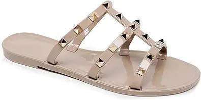 Stud Your Way Through Summer: Womens Studded Jelly Sandals Review