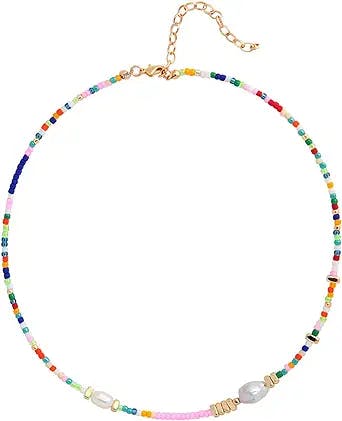 Y2K Look Presents: Wellike Colorful Beaded Necklace Review - The Perfect Ad