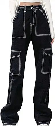 The Ultimate Y2K Fashion Staple - MASZONE Y2K Jeans for Women