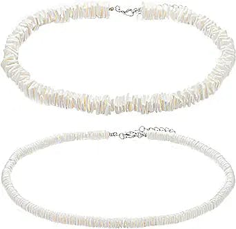 Shell Yeah! UMODE White Puka Shell Necklace Set is a Must-Have for Summer
