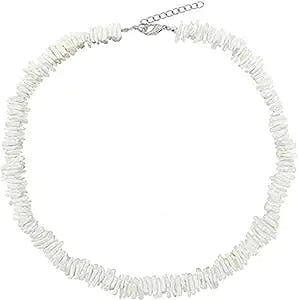 Get Your Summer Look with This Hawaiian Style Puka Shell Seashell Beaded Ch