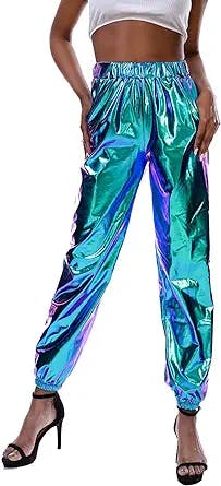 Wet Look and Holographic Metallic Pants to Relive the Early 2000s Grunge Ae