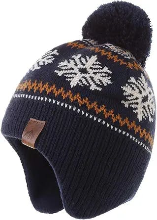 Get Ready for Winter with the LMLALML Boys Winter Hat Earflap Knitted Beani