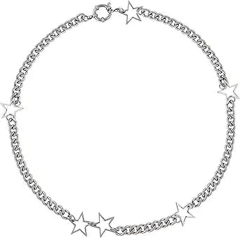 Y2K Look Review: Sacina Gothic Crescent Moon Choker Necklace - The Perfect 