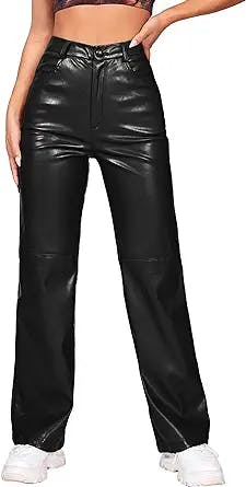 Lindsay Lohan Would Approve: MakeMeChic Women's Faux Leather Pants Review