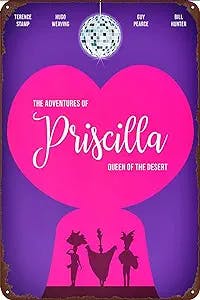 FLOKOO Metal Tin Sign: Priscilla Queen of The Desert - A Must-Have for Y2K 