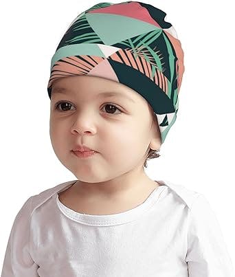 Abstract Trendy Pattern Toddler Beanie for Boys Girls Baby Kids Beanies Knit Winter Hats