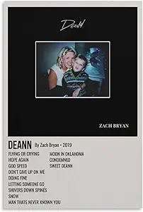 Feelin' Like a 90s Queen with YILin Deann Zach Bryan Poster!