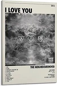 The Neighbourhood Poster 90s I Love You Album Cover_Waifu2x_2x_2n Poster Decorative Painting Canvas Wall Posters And Art Picture Print Modern Family Bedroom Decor Posters 20x30inch(50x75cm)