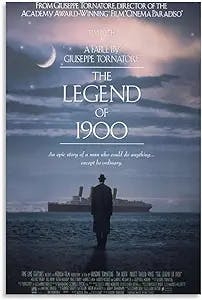 Movie Posters The Legend of 1900 Film Posters for Room Aesthetic 90s Bedroom Wall Art Wall Art Paintings Canvas Wall Decor Home Decor Living Room Decor Aesthetic 08x12inch(20x30cm) Unframe-Style