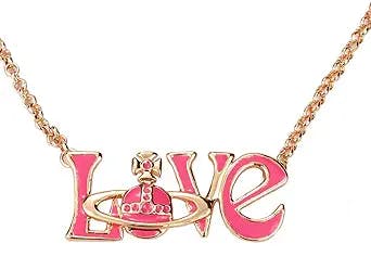 Girly Pink Love Letter Necklace - Bringing Back the Y2K Fashion Trend