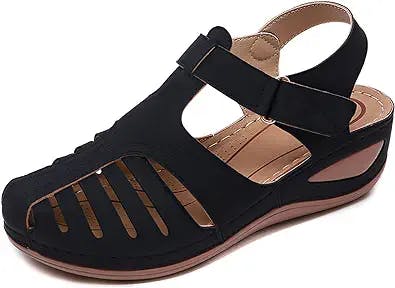 Y2K Look Review: SHIBEVER Closed Toe Sandals - The Ultimate Summer Shoe
