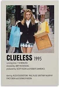 ENZD Clueless Movie Poster: The Perfect Addition to Your Y2K Bedroom Aesthe