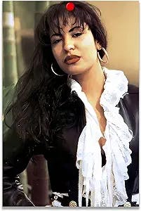 Mukcify Selena Quintanilla Poster 90s Aesthetic Posters for Bedroom Wall Art Decor for Living Room Bedroom Decoration Unframed 12"x18"