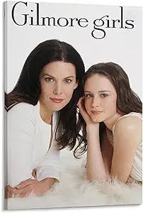 Aorozhi Gilmore Girls Poster 90s Room Aesthetics Canvas Art Wall Pictures for Modern Office Decor Pr Canvas Art Poster And Wall Art Picture Print Modern Family Bedroom Decor Posters 24x36inch(60x90cm)
