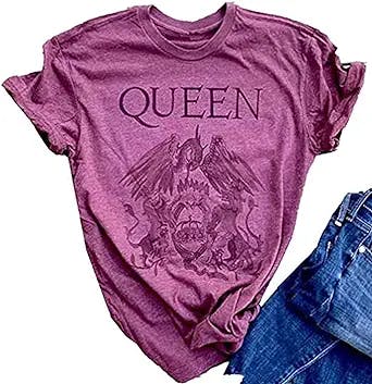 Rock Out with These Womens Band Shirts Short Sleeve Vintage Graphic Tees