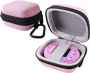 WERJIA Hard Storage Carrying Case for Tamagotchi On Interactive Pet Game (Pink)