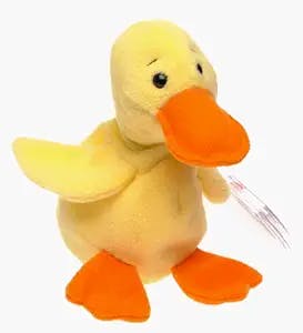 Ty Beanie Babies - Quackers The Duck