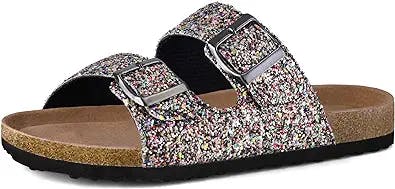 Step Up Your Early 2000s Style with mysoft Women's Slide Sandals Cork Footb