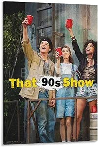 BLUDUG That '90s Show TV Poster Canvas Painting Posters And Prints Wall Art Pictures for Living Room Bedroom Decor 24x36inch(60x90cm)