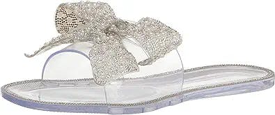 Jessica Simpson Women's Kilenya Embellished Slide Sandal Flat