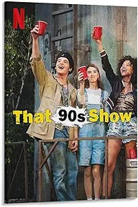 BLUDUG Posters for Room Aesthetic: That '90s Show TV Series Poster 2 Canvas