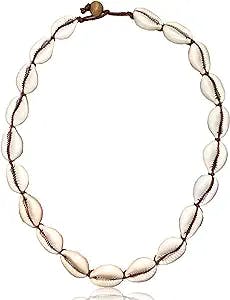 Get your Cowrie on with Native Treasure's Big Shell Choker - a necklace tha