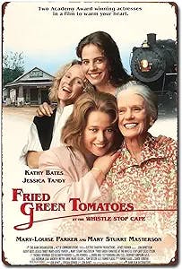 Fried Green Tomatoes 90s Movie Posters Vintage Movies Metal Tin Signs Poster Plate Painted for Wall Decor Wall Art Room Outdoors 8x12 Inches