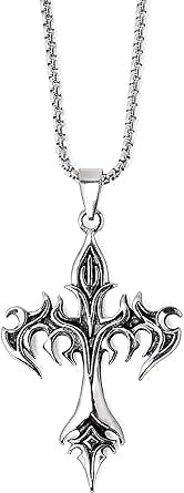 Sacina Gothic Cross Necklace: The Ultimate Grunge Accessory to Rock Your 20