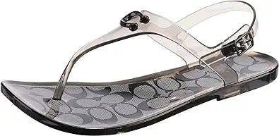 Jump into Summer with COACH Women's Natalee Jelly Sandals!
