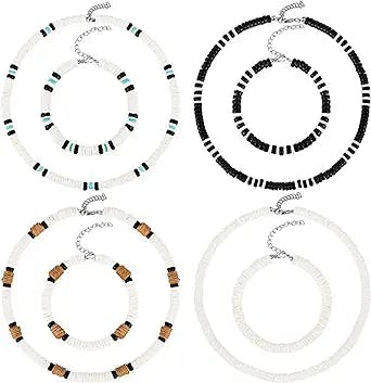 Relive the Early 2000s with Yinkin's Puka Shell Necklace and Bracelet Set: 