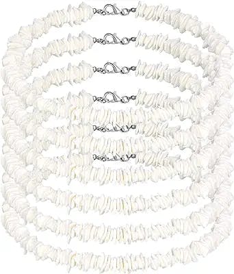 Puka Your Style Up with Funtery's White Seashell Necklaces!