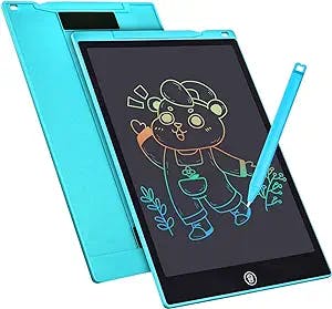 Toys Gift LCD Writing Tablet 12 Inch Colorful Screen, Learning Educational Toys for 3-12 Year Old Girls, Erasable Doodle Board for Kids, Electronic Digital Handwriting Magnetic Drawing Board Tablet