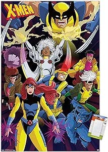Marvel-ous X-Men Poster - The Perfect Addition to Your Y2K Room!
