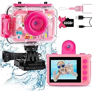 Say Cheese! The GKTZ Kids Waterproof Camera is the Ultimate Toy for Budding