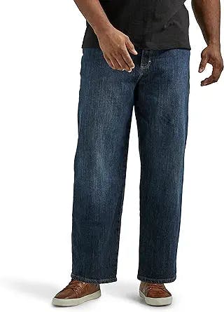 Lee Men's Big & Tall Custom Fit Loose Straight Leg Jean