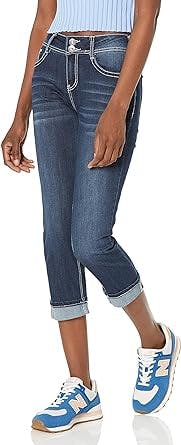 Y2K Look Review: WallFlower Women's Luscious Curvy Bling Crop Jeans - The D