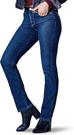 The Lee Women's Instantly Slims Classic Relaxed Fit Monroe Straight Leg Jea